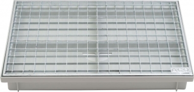 Grotelės VARIO 2.0 cinkuoto plieno, tinklelis 30x30 
